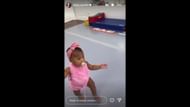 Vaccaro shared a glimpse of daughter Capri playing. (Photo via Keeta Vaccaro's Instagram Story)